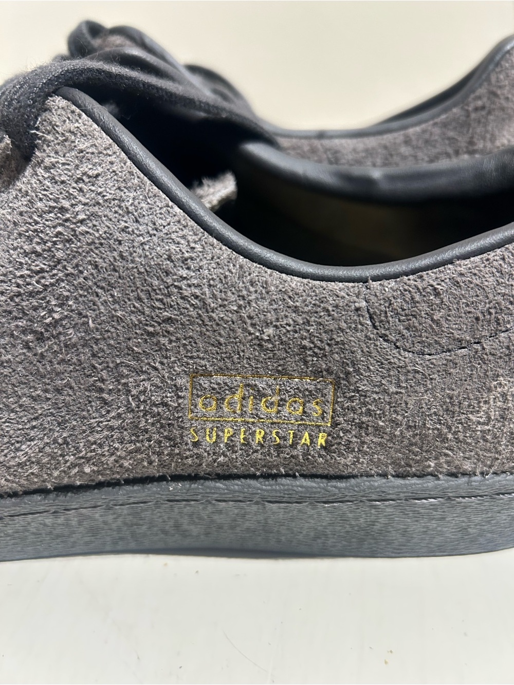 Adidas Superstar Grey Suede Men's Sneaker, Size 13 RARE